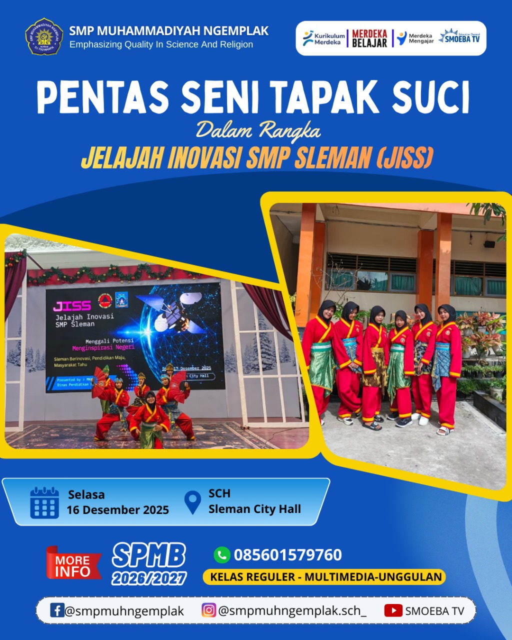 Pentas Seni Tapak Suci SMP Muhammadiyah Ngemplak Meriahkan JISS 2025